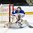 GRAND FORKS, NORTH DAKOTA - APRIL 16: Russia's Danil Tarasov #1 makes a save against Switzerland during preliminary round action at the 2016 IIHF Ice Hockey U18 World Championship. (Photo by Matt Zambonin/HHOF-IIHF Images)


